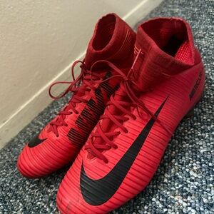 Nike Mercurial Red Soccer Cleats